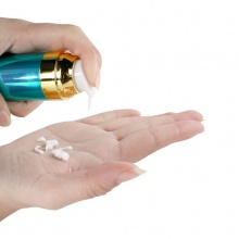 30-50ml孔雀蓝真空乳液瓶 定制