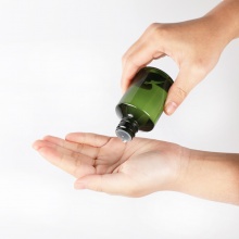 50-200ml墨绿斜肩黑色氧化铝盖瓶