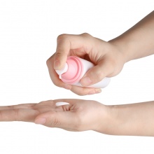 5-50ml粉色pp卡扣乳液瓶 定制