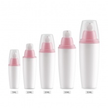 5-50ml粉色pp卡扣乳液瓶 定制