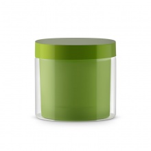 80-300g双层PET面膜罐 定制