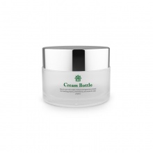 20-50g亮银UV磨砂玻璃膏霜瓶