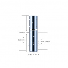 10ml平头花纹香水樽喷雾瓶 定制
